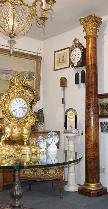 Laden Uhrmacher München Romann GbR Innenräume der Romann GbR - Uhrmacher München, antike Uhren, Uhrmachermeister, Uhrnwerkstzatt
